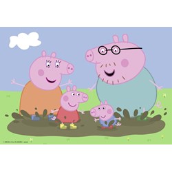Ravensburger (09082) - "Peppa Pig, Happy Family" - 24 piezas