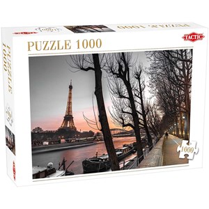 Tactic (52840) - "Paris and the Eiffel Tower" - 1000 piezas