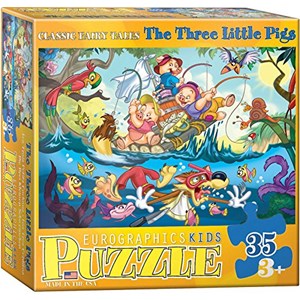 Eurographics (6035-0423) - "Three Little Pigs" - 35 piezas