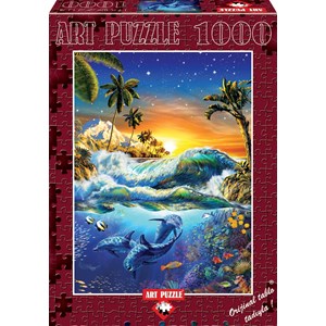 Art Puzzle (4428) - "Hawaiian Dawn" - 1000 piezas