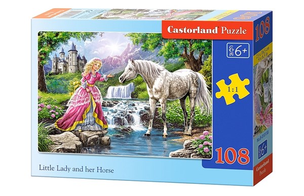 Castorland (B-010158) - "Little Lady and her Horse" - 108 piezas