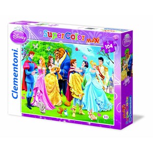 Clementoni (23656) - "Disney Princess" - 104 piezas