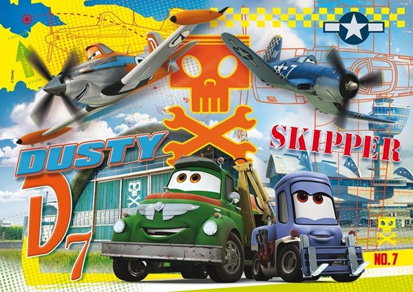 Clementoni (27872) - "Planes" - 104 piezas