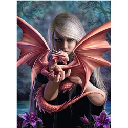 Ravensburger (14643) - Anne Stokes: "The Girl With The Dragon" - 500 piezas