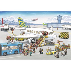 Ravensburger (09088) - "Around The Airplane" - 24 piezas