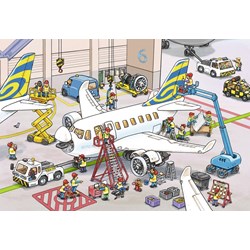 Ravensburger (09088) - "Around The Airplane" - 24 piezas