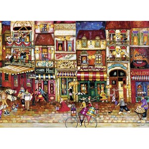 Ravensburger (19408) - "Streets of France" - 1000 piezas