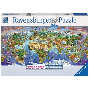 Ravensburger (16698) - "World Wonders" - 2000 piezas