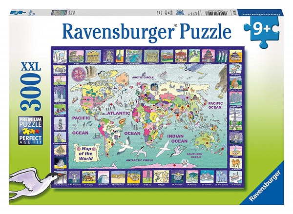 Ravensburger (13190) - "Looking at the World" - 300 piezas