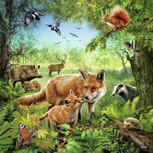 Ravensburger (09330) - "Animals of The Earth" - 49 piezas