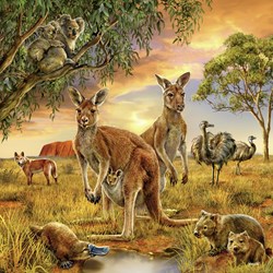 Ravensburger (09330) - "Animals of The Earth" - 49 piezas