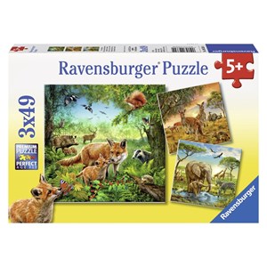 Ravensburger (09330) - "Animals of The Earth" - 49 piezas