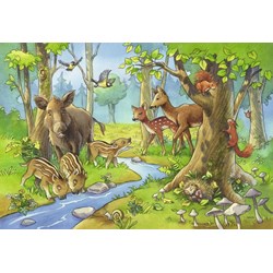 Ravensburger (09117) - "Cute Forest Animals" - 24 piezas