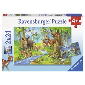 Ravensburger (09117) - "Cute Forest Animals" - 24 piezas