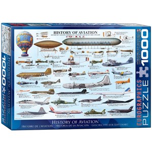 Eurographics (6000-0086) - "History of Aviation" - 1000 piezas