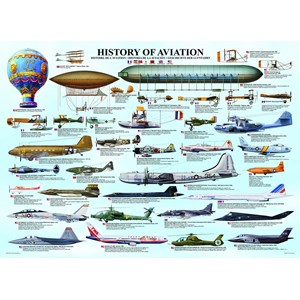 Eurographics (6000-0086) - "History of Aviation" - 1000 piezas