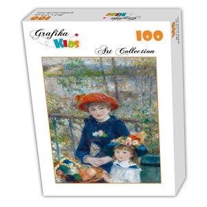 Grafika Kids (00166) - Pierre-Auguste Renoir: "The Two Sisters, On the Terrace, 1881" - 100 piezas