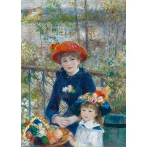 Grafika Kids (00254) - Pierre-Auguste Renoir: "The Two Sisters, On the Terrace, 1881" - 24 piezas