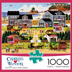 Buffalo Games (11444) - Charles Wysocki: "Wescott's Black Cherry Harbor" - 1000 piezas