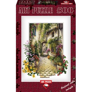 Art Puzzle (4189) - "Village Street" - 500 piezas