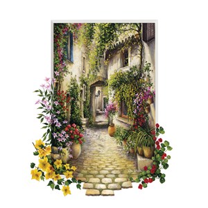 Art Puzzle (4189) - "Village Street" - 500 piezas