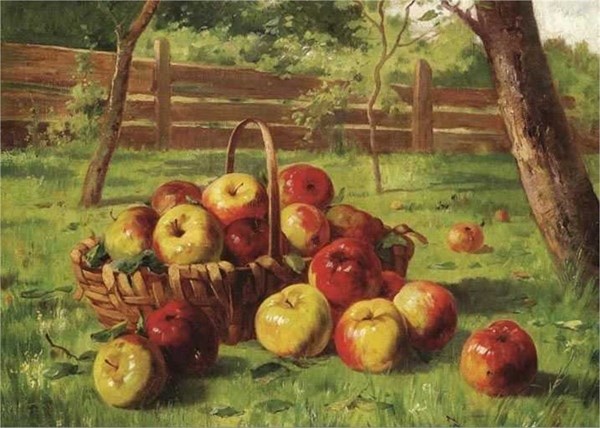 Gold Puzzle (60768) - Karl Vikas: "Apple Harvest" - 500 piezas