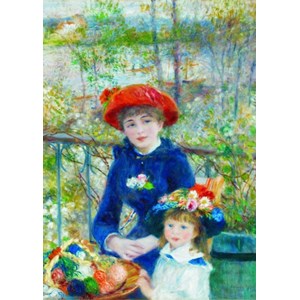 Gold Puzzle (60386) - Pierre-Auguste Renoir: "Two Sisters on the Terrace" - 1000 piezas