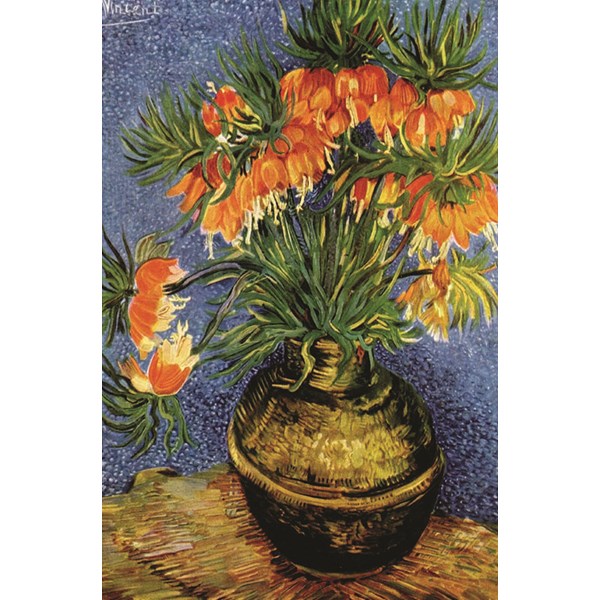 Gold Puzzle (60911) - Vincent van Gogh: "Fritillaires in a Copper Vase" - 1000 piezas