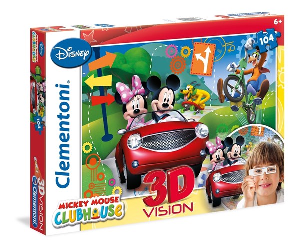 Clementoni (20605) - "Mickey Club House" - 104 piezas