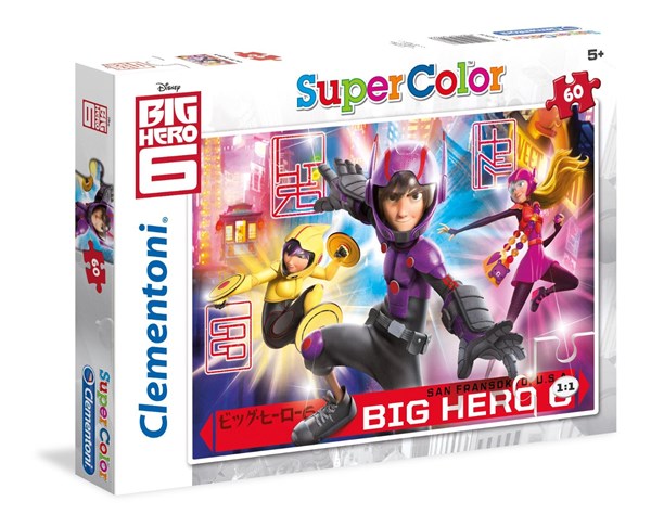 Clementoni (26926) - "Big Hero" - 60 piezas