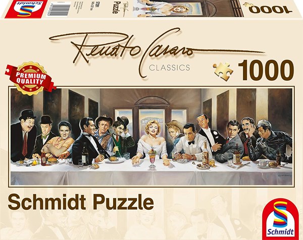 Schmidt Spiele (57291) - Renato Casaro: "Dinner" - 1000 piezas