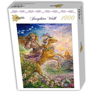 Grafika (T-00031) - Josephine Wall: "Zodiac Sign, Aries" - 1000 piezas