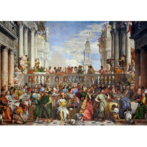 Grafika (T-00074) - Paolo Veronese: "The Wedding at Cana, 1563" - 1000 piezas