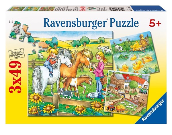 Ravensburger (09293) - "Farm Animals" - 49 piezas