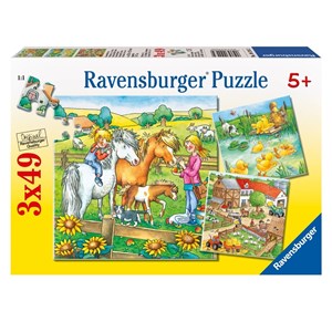 Ravensburger (09293) - "Farm Animals" - 49 piezas