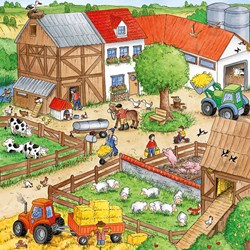 Ravensburger (09293) - "Farm Animals" - 49 piezas