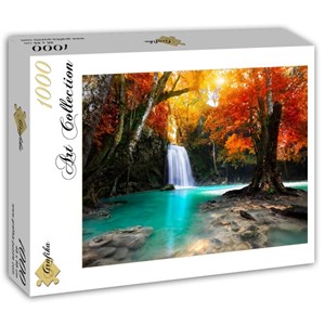 Grafika (T-00081) - "Deep Forest Waterfall" - 1000 piezas