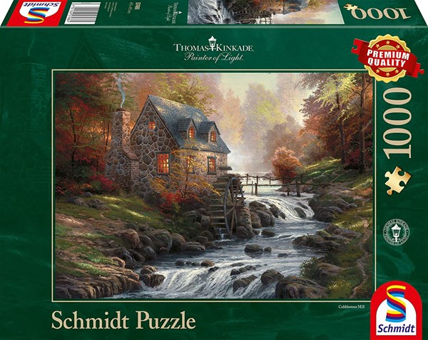 Schmidt Spiele (57486) - Thomas Kinkade: "The Old Mill" - 1000 piezas