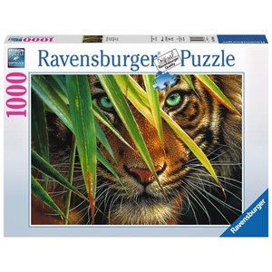 Ravensburger (19486) - "Mysterious Tiger" - 1000 piezas
