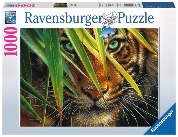 Ravensburger (19486) - "Mysterious Tiger" - 1000 piezas