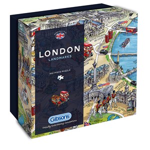 Gibsons (G3402) - Maria Rabinsky: "London Landmarks" - 500 piezas