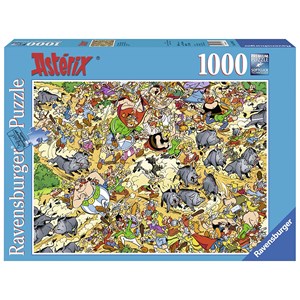 Ravensburger (19163) - "Asterix Hunting Boar" - 1000 piezas