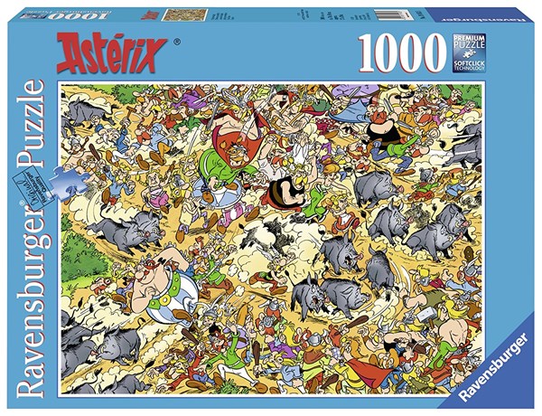 Ravensburger (19163) - "Asterix Hunting Boar" - 1000 piezas