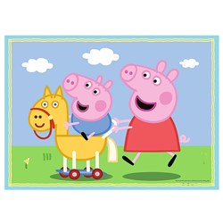 Trefl (34246) - "Peppa Pig" - 35 48 54 70 piezas