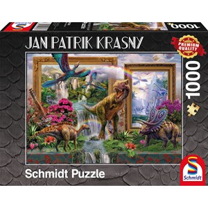 Schmidt Spiele (59336) - Jan Patrik Krasny: "Dinosaurs" - 1000 piezas