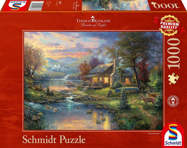 Schmidt Spiele (59467) - Thomas Kinkade: "Paradise" - 1000 piezas