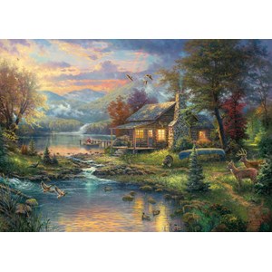 Schmidt Spiele (59467) - Thomas Kinkade: "Paradise" - 1000 piezas