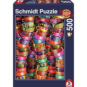 Schmidt Spiele (58228) - "Colorful Cups" - 500 piezas
