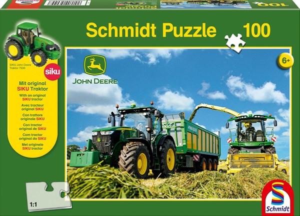 Schmidt Spiele (56044) - "John Deere, 7310R" - 100 piezas
