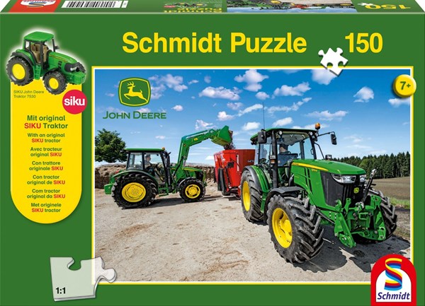 Schmidt Spiele (56045) - "John Deere, Tractor 5M Serie" - 150 piezas